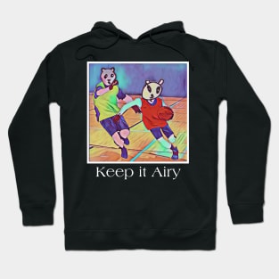 Keep it Airy: Panda playing basketball Hoodie